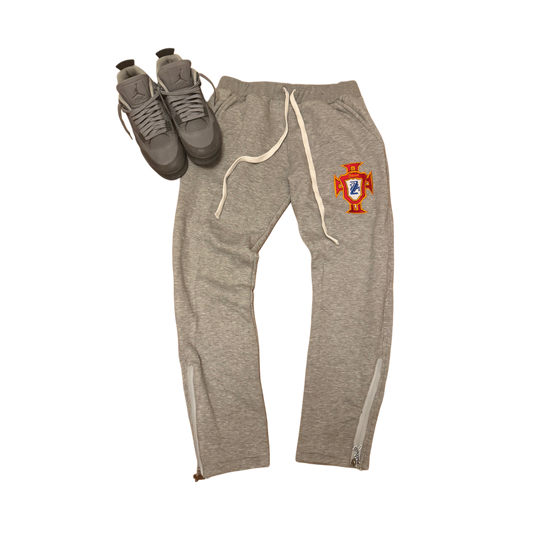 Grey Portugal Flared Joggers